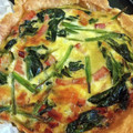 bigflowers's cooksnap of when they made 生クリーム不使用★ほうれん草のキッシュ.