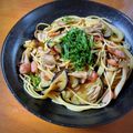 samakosama's cooksnap of when they made キノコとナスの秋味パスタ♪.