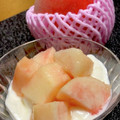 とろろ☆'s cooksnap of when they made ✿ちょっと贅沢✿桃ヨーグルト.