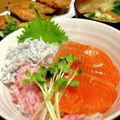 とろろ☆'s cooksnap of when they made ＊簡単＊サーモン＆ネギトロ丼＊.