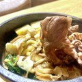 おじさんず◇キッチン's cooksnap of when they made お家で簡単！すき焼き風鍋焼きうどん.
