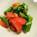 ｂｅｒｒｙ＋'s cooksnap of when they made オクラとトマトのサラダ.