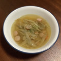 四児のハハ's cooksnap of when they made ゴボウのささがきとソーセージのスープ.