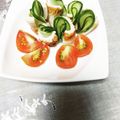 めみたん☆'s cooksnap of when they made 【お弁当に】簡単ちくわキュウリの花.