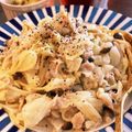 Meg13♡'s cooksnap of when they made ツナときのこの和風クリームパスタ.