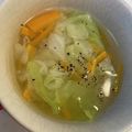 yu🐓's cooksnap of when they made 鶏のゆで汁でチキンスープ.