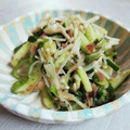 こつぶっち's cooksnap of when they made 混ぜるだけ☆きゅうりとえのきのワサビ和え.