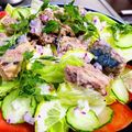 ♡マッキークッキング's cooksnap of when they made 【サバ缶】あっさりサバさらだ♡.