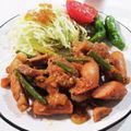 ☆はなちゃん☆☆'s cooksnap of when they made 焼肉のタレで！簡単にんにくの芽の豚肉炒め.