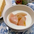 ☆あいちゃん's cooksnap of when they made ✿ちょっと贅沢✿桃ヨーグルト.