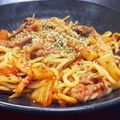 ☆GSSQHY☆'s cooksnap of when they made 豚キムチそうめん.