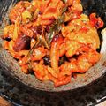 こずっぺ's cooksnap of when they made 焼き肉のタレでホルモン炒め.