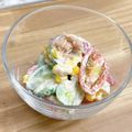 ゆづキッチン's cooksnap of when they made 鮮やか✨夏野菜のマヨネーズサラダ.
