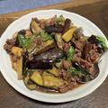 クロ８５'s cooksnap of when they made 台湾料理★挽肉と茄子のバジル炒め.