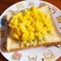 なーなちゃん's cooksnap of when they made 【超熟CMレシピ】ふわ玉キャベツトースト.