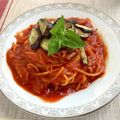 FGO☆'s cooksnap of when they made 豚バラ肉で！アマトリチャーナ風パスタ.