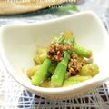 inyako's cooksnap of when they made アスパラガスのピリ辛胡麻和え.