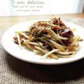 inyako's cooksnap of when they made もやしの野菜炒め☆美味しいひと手間.