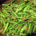 おくみの's cooksnap of when they made ☆おばの味☆ささげの味噌かつお炒め.
