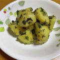 ナップ99's cooksnap of when they made じゃがいもと海老のバジル炒め.
