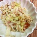 ノビル's cooksnap of when they made キャベツとツナのおかか和え.