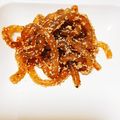 acac7's cooksnap of when they made つきコンニャクのタラコ炒め.