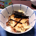 らみねす's cooksnap of when they made 錦糸卵のっけたうなぎのひつまぶし風♪.