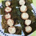 とみぃ11's cooksnap of when they made 長芋の甘辛チーズ焼き♪海苔で巻いて.