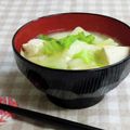 umemodoki's cooksnap of when they made キャベツ・じゃが芋の味噌汁♪.