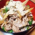 pianon☆'s cooksnap of when they made 簡単♪ピーマンとごぼうの牛丼.