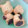 あーんみつ's cooksnap of when they made HMで簡単♪オレオバナナマフィン♡.
