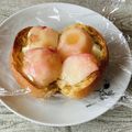 さくらん餅's cooksnap of when they made 桃とクリームチーズのサンドイッチ.