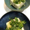 Karikari苺's cooksnap of when they made パクチーの冷や奴.