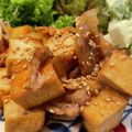 わか★'s cooksnap of when they made 厚揚げ豚肉巻き！甘酢タレでご飯が進む〜.