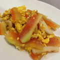 わか★'s cooksnap of when they made スイカの皮と卵の炒め物.