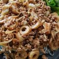 Ｍぱん's cooksnap of when they made 素麺で★ひき肉油そば風.