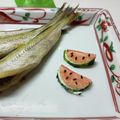 mielle's cooksnap of when they made キャラ弁☆カニカマで「スイカ」.