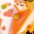 柚子♡⸝⸝⸝'s cooksnap of when they made キャラ弁＊おくるみの中の赤ちゃん.