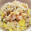ちょちょこ✫'s cooksnap of when they made ほうれん草と海老の春色ポパイチャーハン.