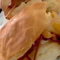 MULA's cooksnap of when they made 前日の揚げ物も美味しく!!ランチサンド♪.