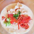 Tsumu's cooksnap of when they made 夏の美肌に♡アボカドキムチ豆乳冷製パスタ.