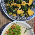 なびあ's cooksnap of when they made モロヘイヤの茎と納豆の和え物.