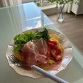 もちこ◡̈♥︎'s cooksnap of when they made 大人気！トマトとチーズの簡単パスタ♪.