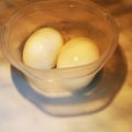 ぱふ♪'s cooksnap of when they made ゆで卵の温めは、解凍モード.
