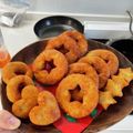 mesantwins's cooksnap of when they made モチモチじゃがいもドーナツ.