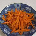 きらり流れ星's cooksnap of when they made 優しい甘さの人参のナムル.