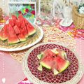 sakuraロゼット's cooksnap of when they made スイカと生ハム♪.
