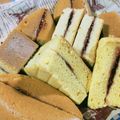 辰ちゃんです。's cooksnap of when they made ブルーベリージャムとスポンジのケーキ.