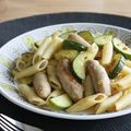 KT121's cooksnap of when they made ズッキーニとウィンナーのカレーペンネ.