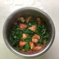 みぽりんクックママ's cooksnap of when they made モロヘイヤとトマトのおひたし.